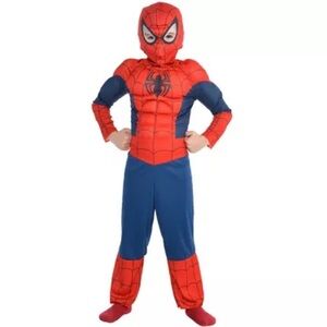 Muscle Spider Man jumpsuit costume (no mask) toddler 1-2y